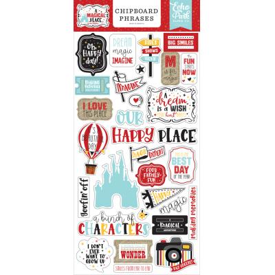 Echo Park A Magical Place Sticker - Chipboard Phrases